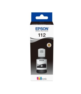 Epson 112 EcoTank Pigment Black бутилка мастило
