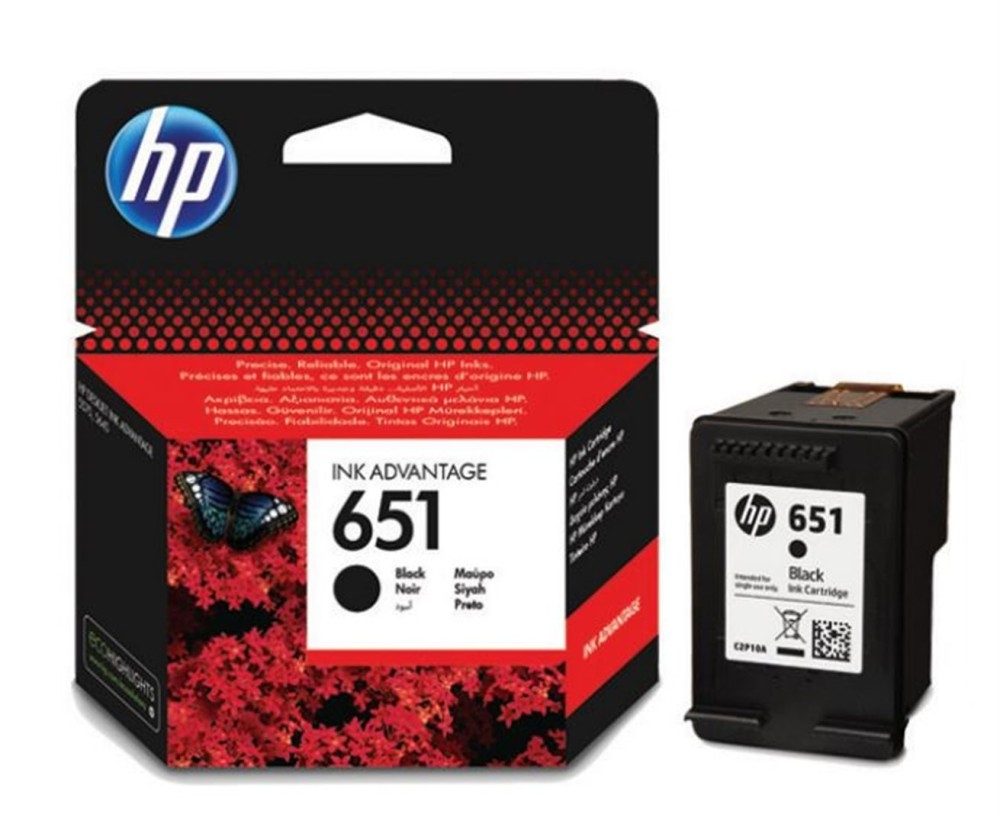 HP 651 Черен мастилен касет