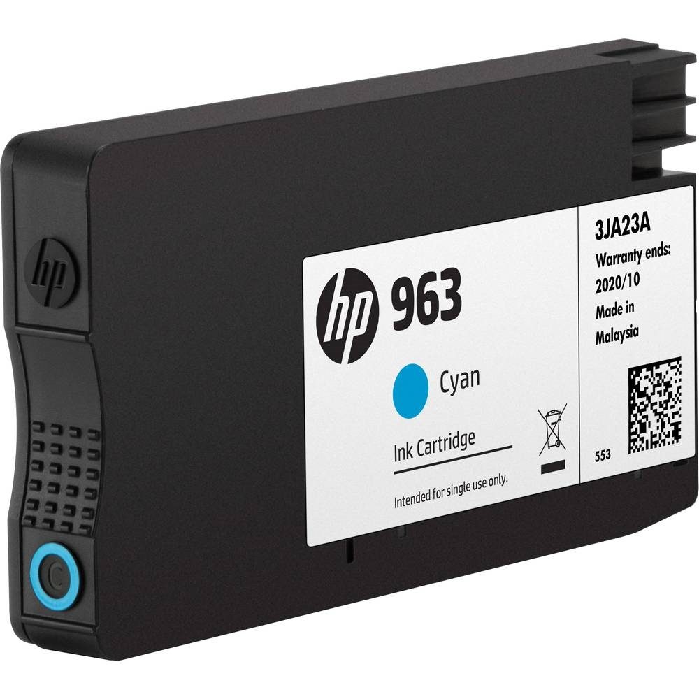 HP 963 Cyan оригинален мастилен касет