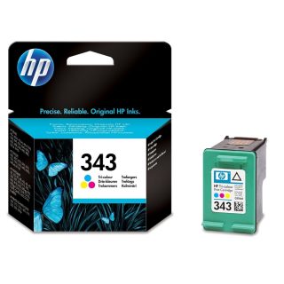 HP 343 Трицветен мастилен касетка за печат