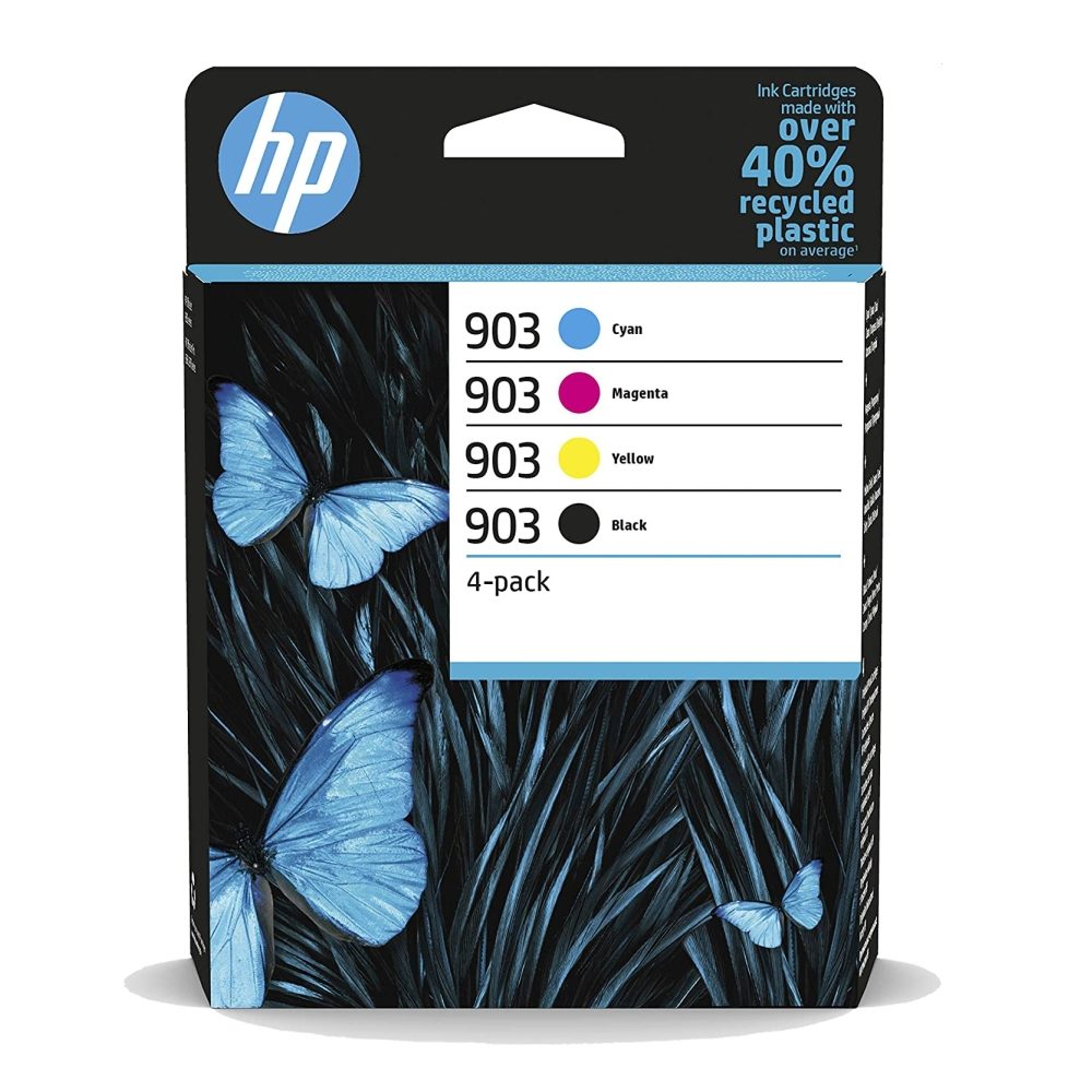 HP 903 CMYK оригинална мастилена касета, комплект от 4