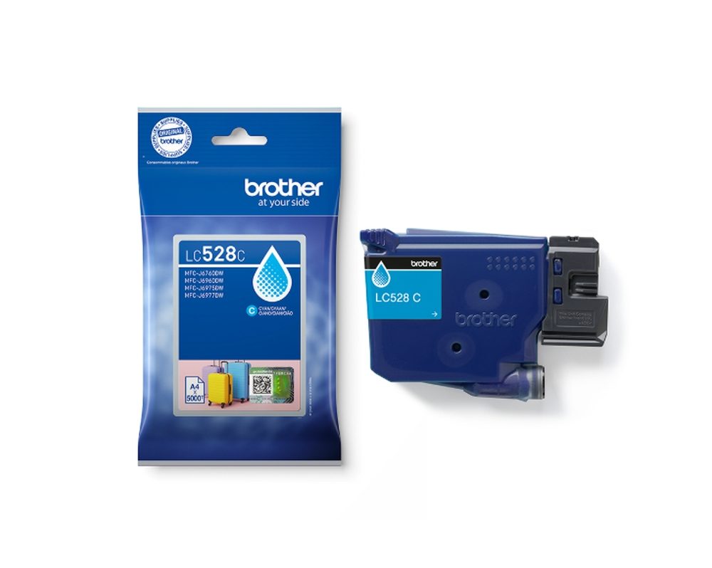 Brother LC528C Cyan мастило касета за MFCJ5010DW/MFCJ5110DW - 5000 страници