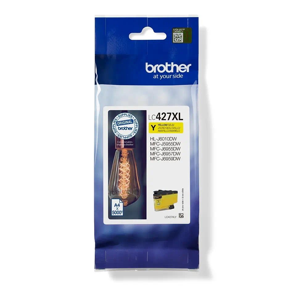 Brother LC-427XLY Жълт мастилен касет