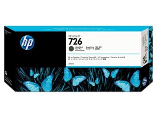 HP 726 300-ml Матово черно мастило Designjet
