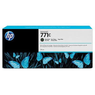 HP 771C 775-ml Матово черно мастило Designjet