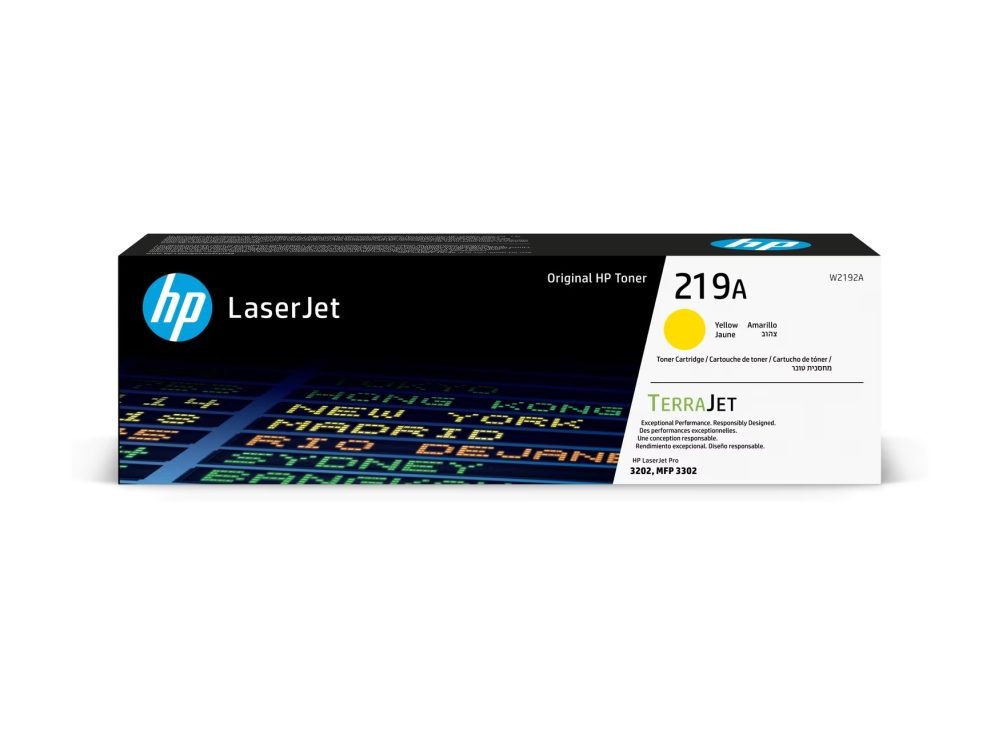 HP 219A Жълт оригинален тонер касета LaserJet