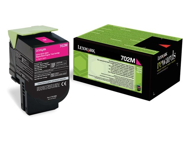 Lexmark 70C20M0 CS/CX310, 410, 510 Magenta Return Programme 1K Toner Cartridge