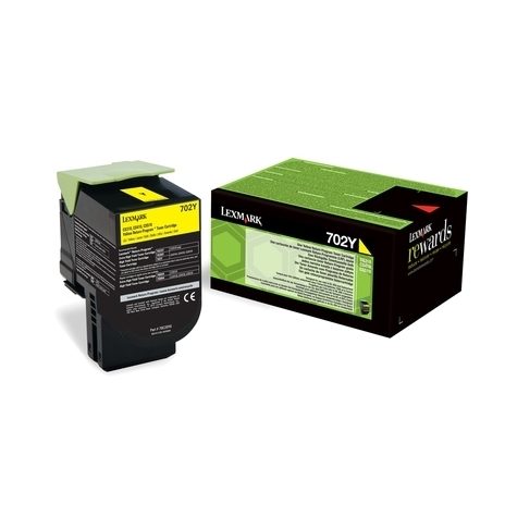 Lexmark 70C20Y0 CS/CX310, 410, 510 Yellow Return Programme 1K Toner Cartridge