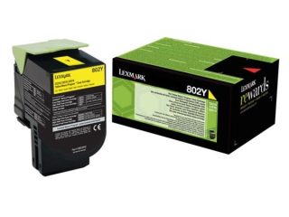 Тонер касета Lexmark 80C20Y0 CX310, 410, 510 Yellow Return Programme 1K
