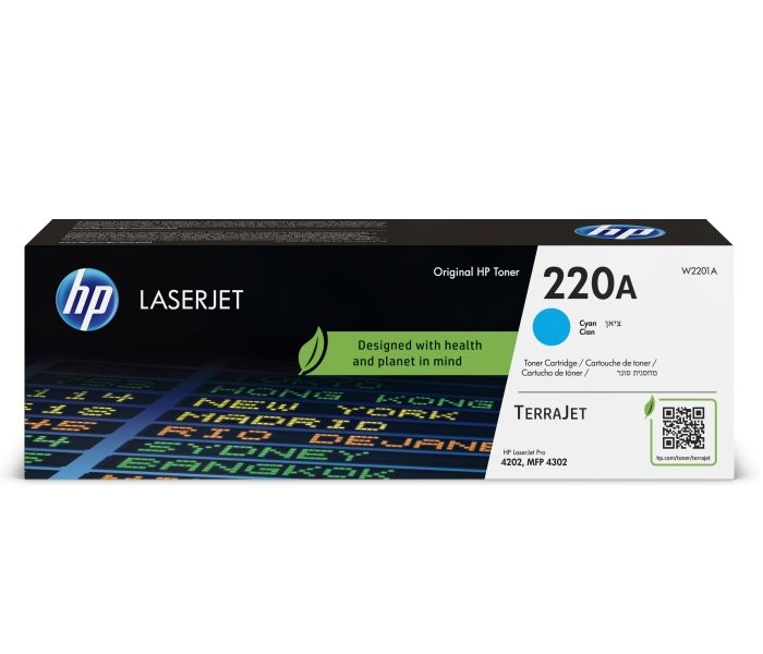 HP 220A Cyan Original LaserJet Toner касета
