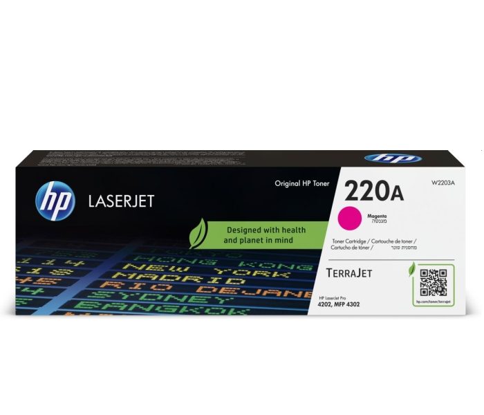 HP 220A Magenta Original LaserJet Toner касета