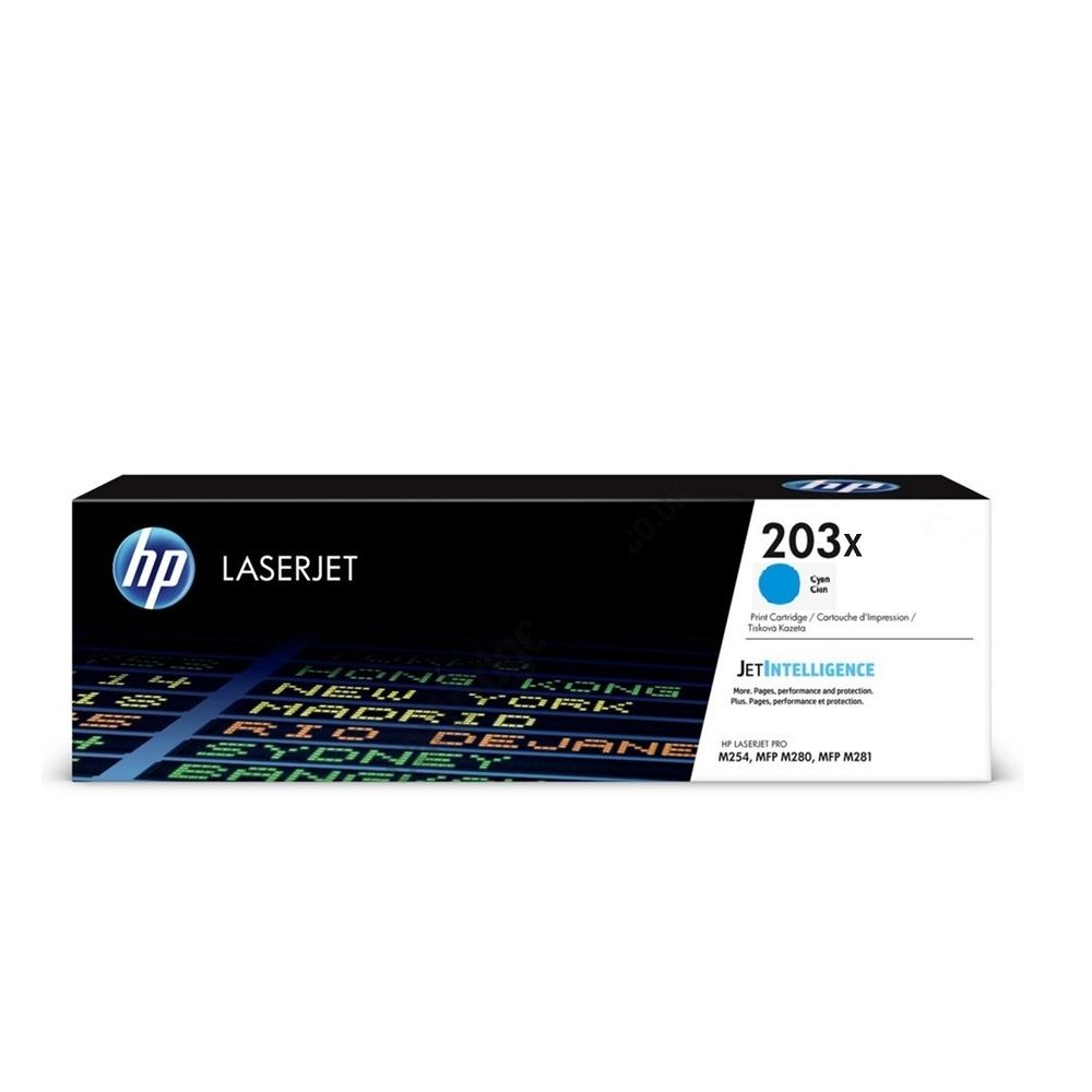 HP 203X Оригинален циан тонер касета за LaserJet