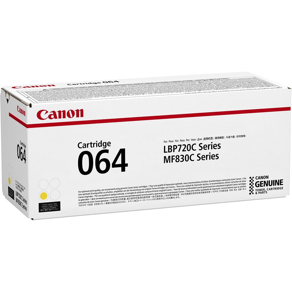 Тонер касета Canon CRG-064, жълта
