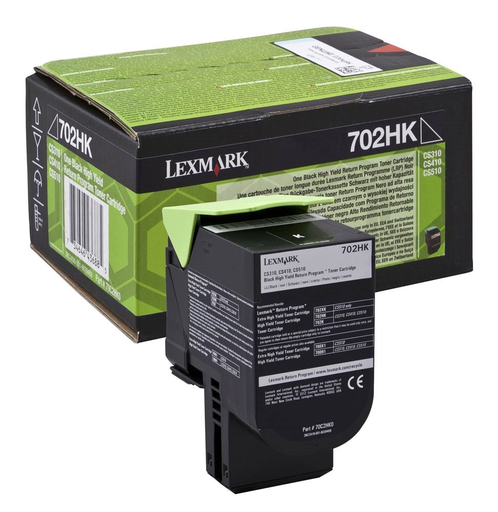 Lexmark 70C2HK0 CS310, CS/CX410, 510 Black Return Programme 4K тонер касета