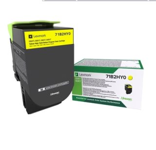 Lexmark 71B2HY0 CS/CX417, 517 Yellow Return Programme 3.5K тонер касета