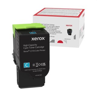 Xerox висококапацитетен тонер циан 5500 страници C310/C315