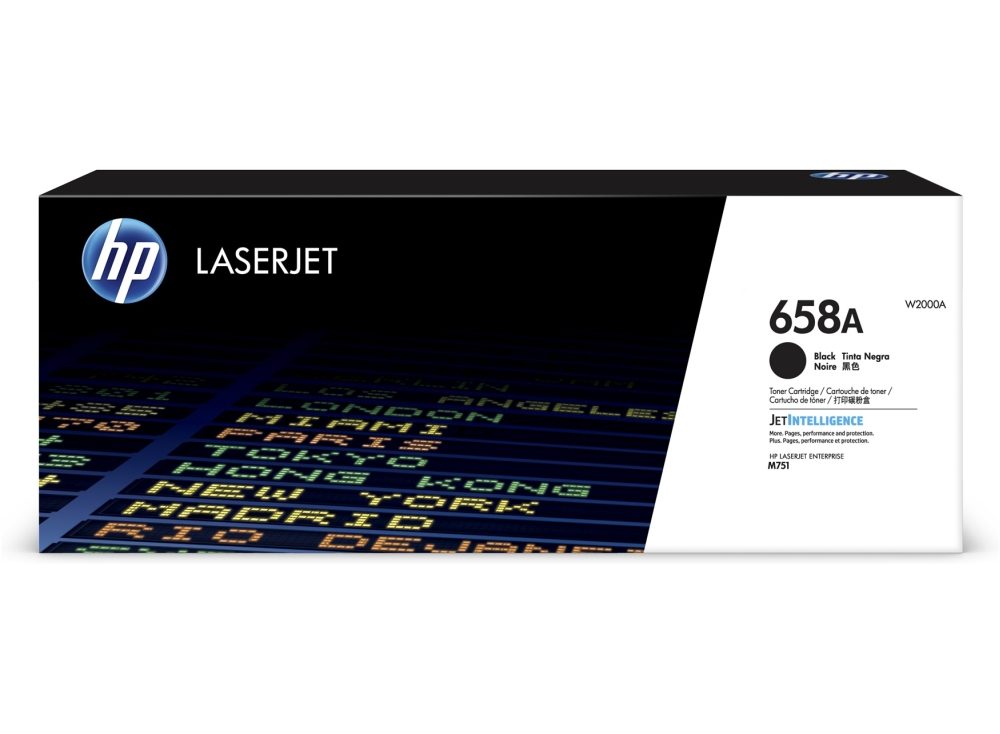 HP 658A Black LaserJet Toner Cartridge