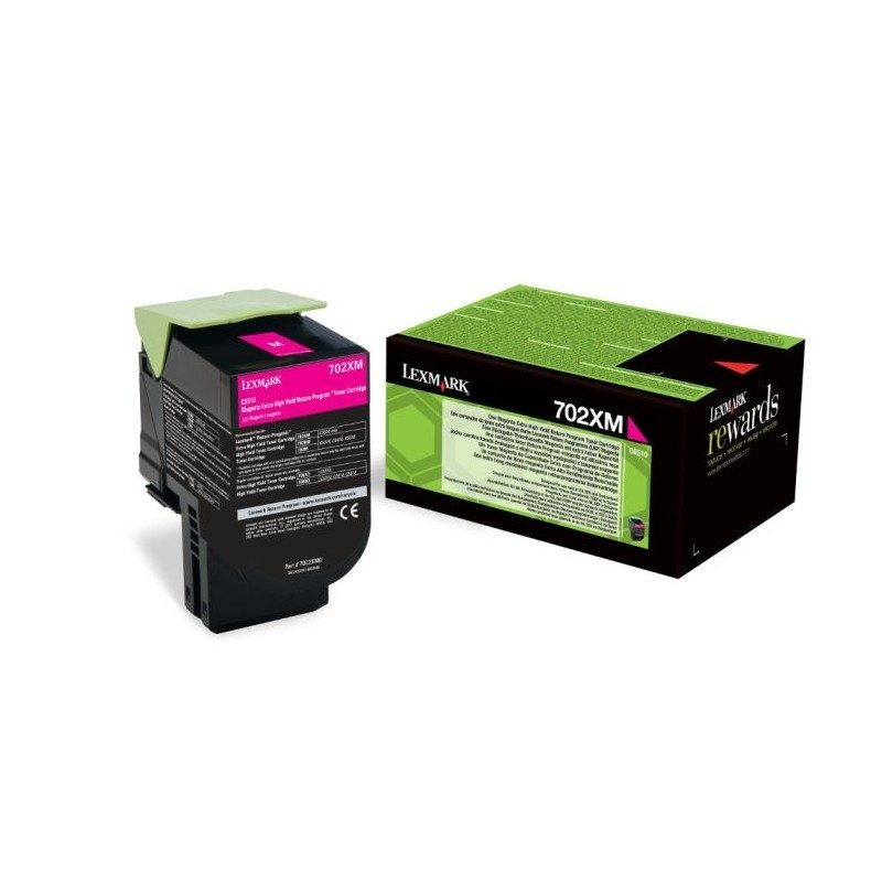 Lexmark 70C2XM0 CS/CX510 Magenta Return Programme 4K тонер касета