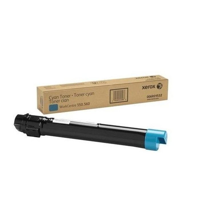 Тонер касета Xerox Color 550/560 Cyan / 34K страници при 5% покритие