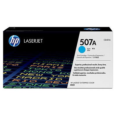 HP 507A Cyan LaserJet Toner касета