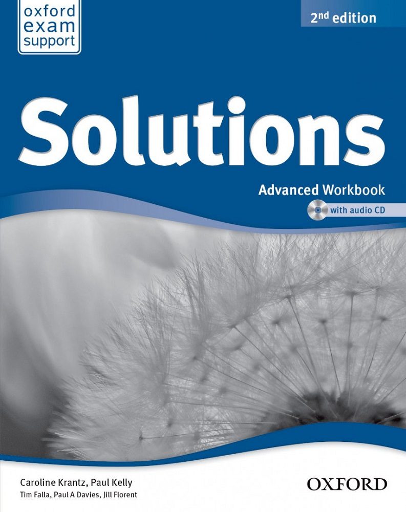 Тетрадка по английски език за 9 - 12. клас Solutions 2E Advanced WB & CD PK