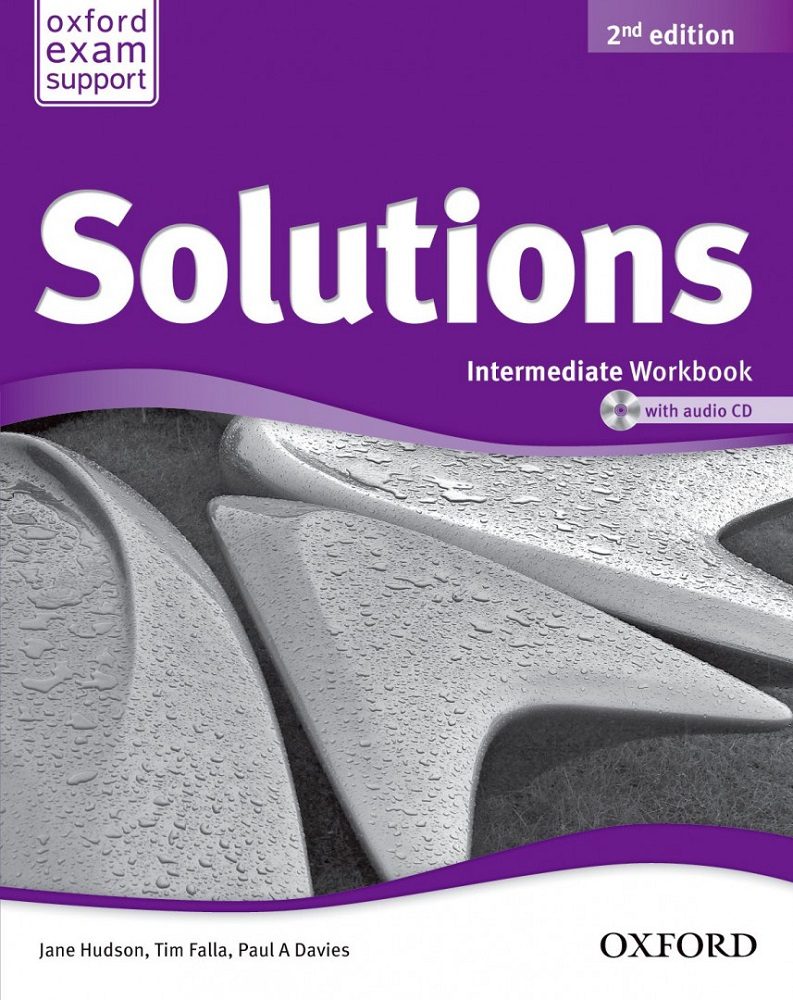Тетрадка по английски език за 9 - 12. клас Solutions 2E Intermediate WB & CD PK