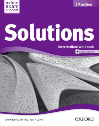 Тетрадка по английски език за 9 - 12. клас Solutions 2E Intermediate WB & CD PK