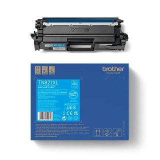 Brother TN-821XLC Cyan Toner Cartridge High Yield