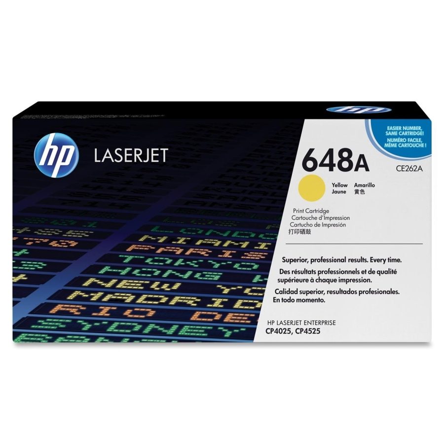 HP 648A Yellow LaserJet Toner Cartridge