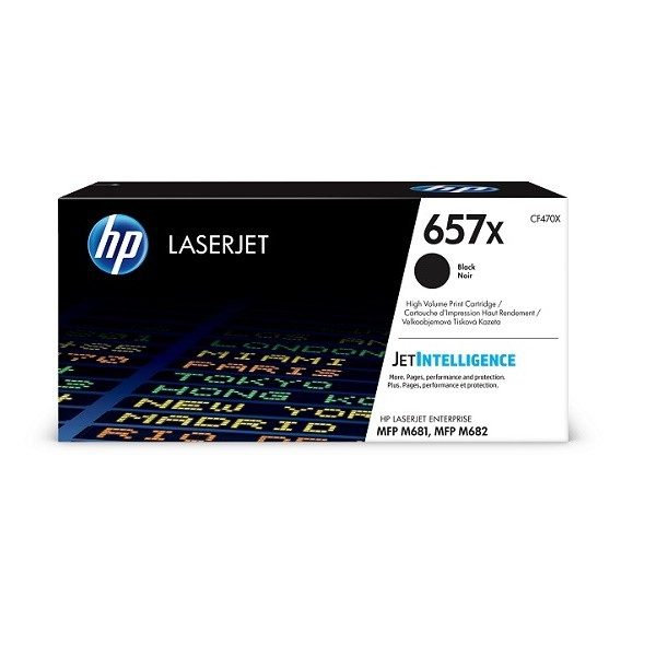 HP 657X High Yield Black Original LaserJet Toner касета (CF470X)