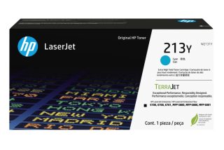 HP 213Y Cyan Original LaserJet Toner касета