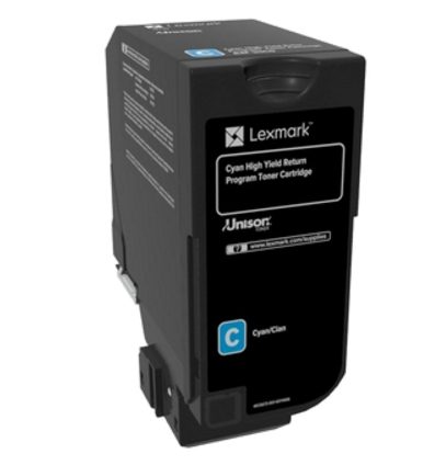 Lexmark 84C2HC0 CX725 Cyan Return Programme 16K Toner Cartridge