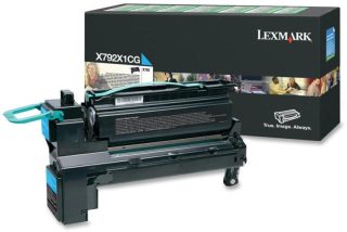 Lexmark X792X1CG X792 Cyan Return Programme 20K Print Cartridge