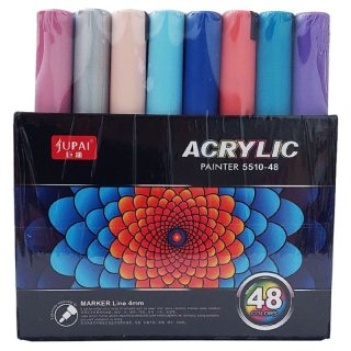 Маркер акрилен 48 цв. 5510-48 4мм линия