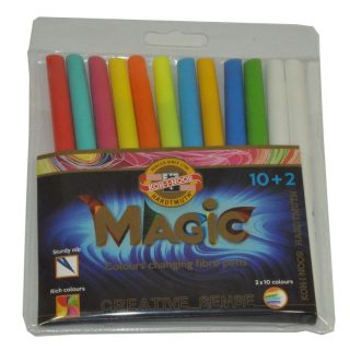 Флумастери Кохинор магически 10 плюс 2