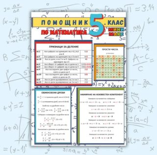 Помощник Мини Макс за бърз и лесен достъп до най-важното от материала в 5. клас