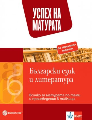 Успех на матурата по БЕЛ - Всичко за матурата по теми и произведения в таблици - 12. клас - Булвест 2000 - По учебната програма за 2024/2025 г.
