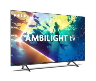 Philips 43PUS8010/12, 43" 4K UHD LED, 3840x2160p, 60Hz, DVB-T/T2/T2-HD/C/S/S2, Ambilight 3, Pixel Precise UHD, HDR+, Titan OS, Dolby Atmos & DTS:X, 3*HDMI, 2*USB, VRR, 802.11ac, BT 5.2, 20W RMS, Black