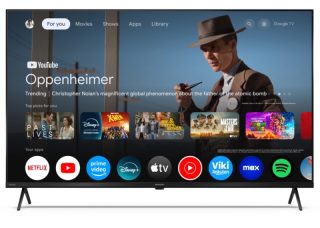 Sharp 43HP5265E, 43" QLED Google TV, 4K Ultra HD 3840x2160 Frameless, 1 000 000:1, AQUOS, DVB-T/T2/C/S/S2, Active Motion 1000, HDR10, Dolby Atmos, Dolby Vision, Google Assistant, Google Cast, HDMI 2.1 with eARC, 3.5mm Headphone jack / line-out, USB, Wi-Fi