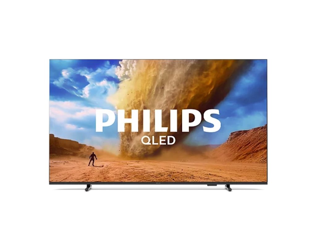 Philips 55PUS7810/12, 55" 4K UHD QLED, 3840x2160p, 60Hz, DVB-T/T2/T2-HD/C/S/S2, Pixel Precise UHD, HDR+, 90% DCI, Titan OS, Dolby Atmos & DTS:X, 3*HDMI, 2*USB, VRR, 802.11ac, BT 5.2, Philips EasyLink 2.0, 20W RMS, Черен