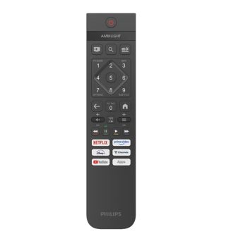 Philips 43PUS8001/12, 43" 4K UHD LED телевизор, 3840 x 2160p, 60Hz, 3-странен Ambilight, DVB-T/T2/T2-HD/C/S/S2, CL+2.0, Perfect Pixel UHD, HDR10, HLG, Titan OS, Dolby Atmos, 3xHDMI, 2xUSB, 802.11ac, BT 5.2, Easy Link 3.0, 20W RMS, Черен