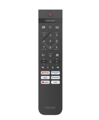 Philips 55PUS7000/12 55" 4K UHD DLED Smart телевизор, 3840x2160, 60Hz, DVB-T/T2/T2-HD/C/S/S2, Pixel Precise Ultra HD, HDR10+, HLG, Titan OS, Dolby Atmos, 3xHDMI, 2xUSB, 802.11ac, BT 5.2, 20W RMS, Черен