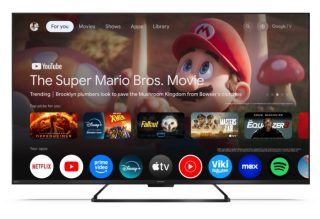 Sharp 55HR7265E, 55" QLED GOOGLE TV, 4K 144Hz Quantum Dot 3840x2160 Frameless, AQUOS AI, DVB-T/T2/C/S/S2, Active Motion 1400, HDR10, Dolby Atmos, Dolby Vision, DTS:X, Google Assistant, HDMI eARC, Mini Composite/CVBS + Audio input, USB, Wi-Fi, Bluetooth