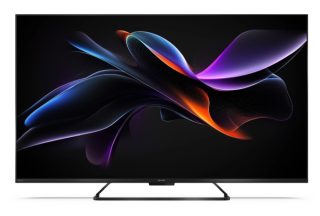 Sharp 55HR7265E, 55" QLED GOOGLE TV, 4K 144Hz Quantum Dot 3840x2160 Frameless, AQUOS AI, DVB-T/T2/C/S/S2, Active Motion 1400, HDR10, Dolby Atmos, Dolby Vision, DTS:X, Google Assistant, HDMI eARC, Mini Composite/CVBS + Audio input, USB, Wi-Fi, Bluetooth