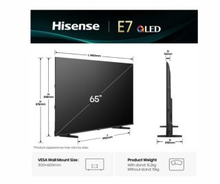 Hisense 65" E7Q 4K Ultra HD QLED Smart TV