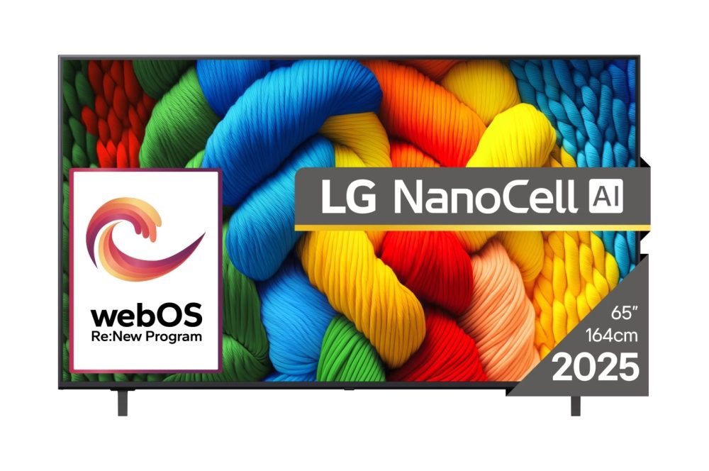 LG 65NANO80A3B 65" 4K HDR Smart NanoCell телевизор
