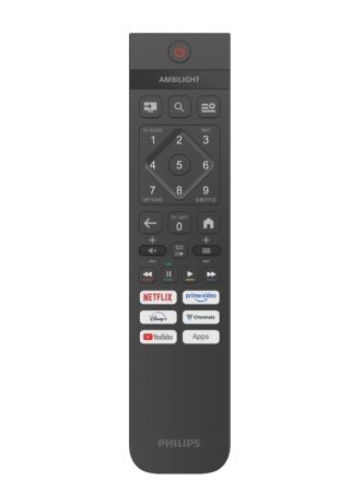 Philips 65PUS8010/12, 65" 4K UHD LED телевизор, 3840x2160p, DVB-T/T2/T2-HD/C/S/S2, 60Hz, Ambilight 3, Pixel Precise UHD, HDR+, Titan OS, Dolby Atmos & DTS:X, 3*HDMI, 2*USB, VRR, 802.11ac, BT 5.2, 20W RMS, Черен