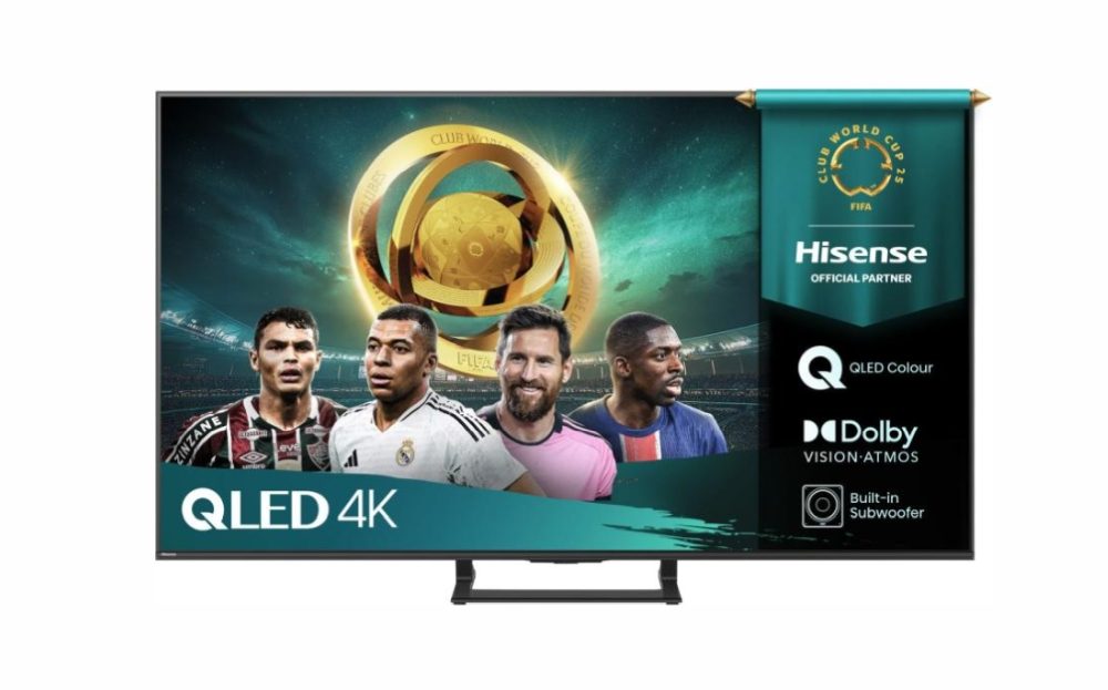 Hisense 65" A7Q, 4K Ultra HD 3840x2160, QLED, HDR 10+, HLG, Dolby Vision, Dolby Atmos, Smart TV, Light Sensor, WiFi Direct, BT, Anyview Cast, 3xHDMI, 2xUSB, LAN, CI+, DVB-T2/C/S2, Черен
