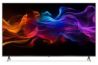 Sharp 65HP5265E, 65" QLED Google TV, 4K Ultra HD 3840x2160 Frameless, 1 000 000:1, AQUOS, DVB-T/T2/C/S/S2, Active Motion 1000, HDR10, Dolby Atmos, Dolby Vision, Google Assistant, Google Cast, HDMI 2.1 with eARC, 3.5mm Headphone jack / line-out, USB, Wi-Fi