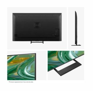 Hisense 65"E8S 4K Ultra HD ULED Quantum Dot Smart TV, 144Hz, HDR10+, Dolby Vision, Черен